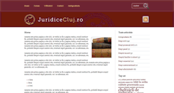 Desktop Screenshot of juridicecluj.ro